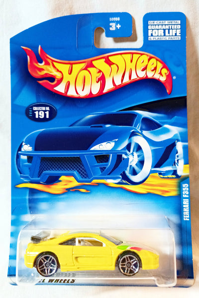 Hot Wheels 2001 Collector #191 Ferrari F355 Challenge Racing Car - TulipStuff