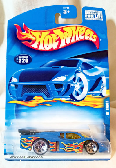 Hot Wheels 2001 Collector #220 GT Racer Diecast Metal Racing Car - TulipStuff
