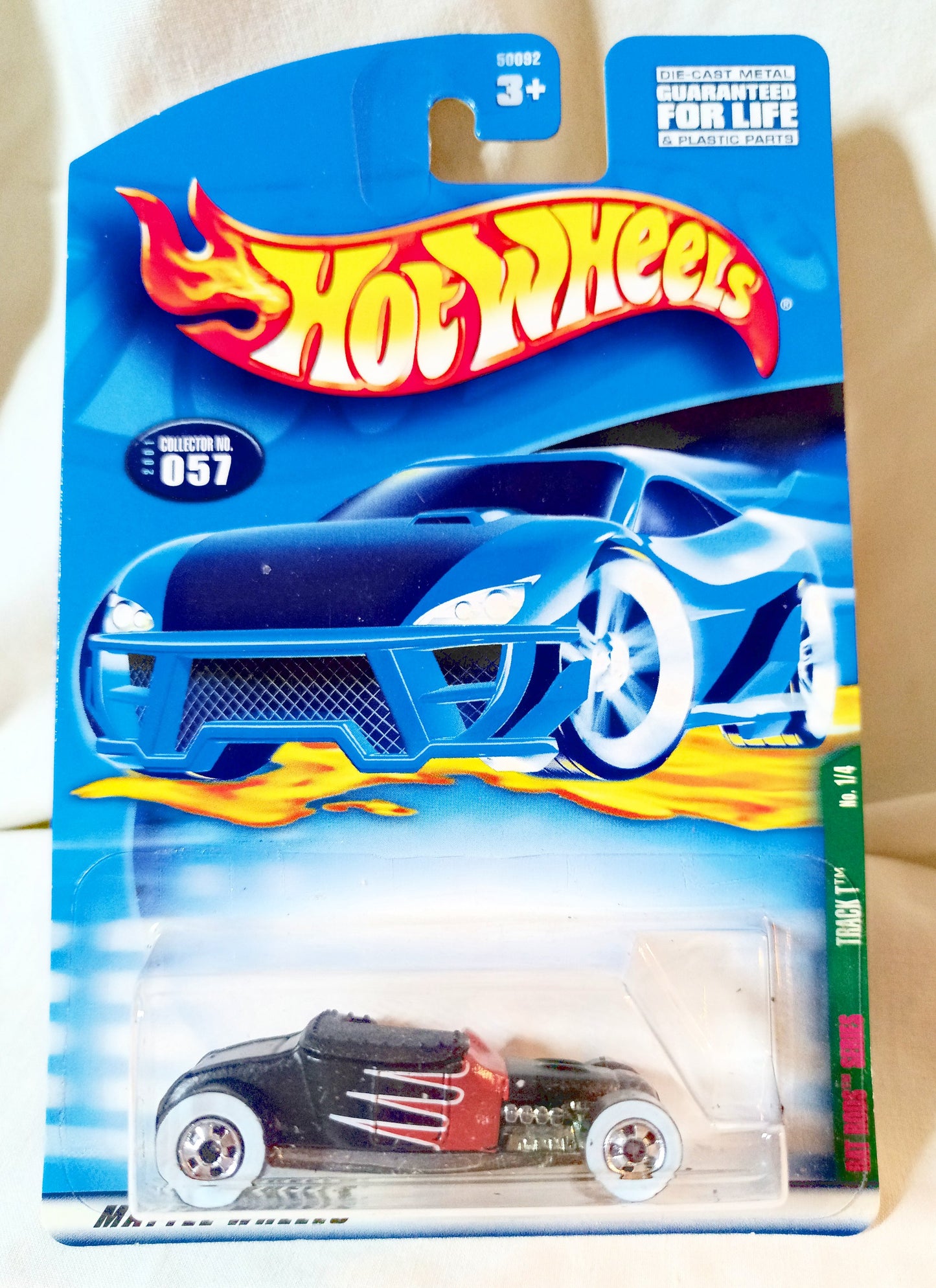 Hot Wheels 2001 #057 Rat Rods Series Track T Roadster - TulipStuff