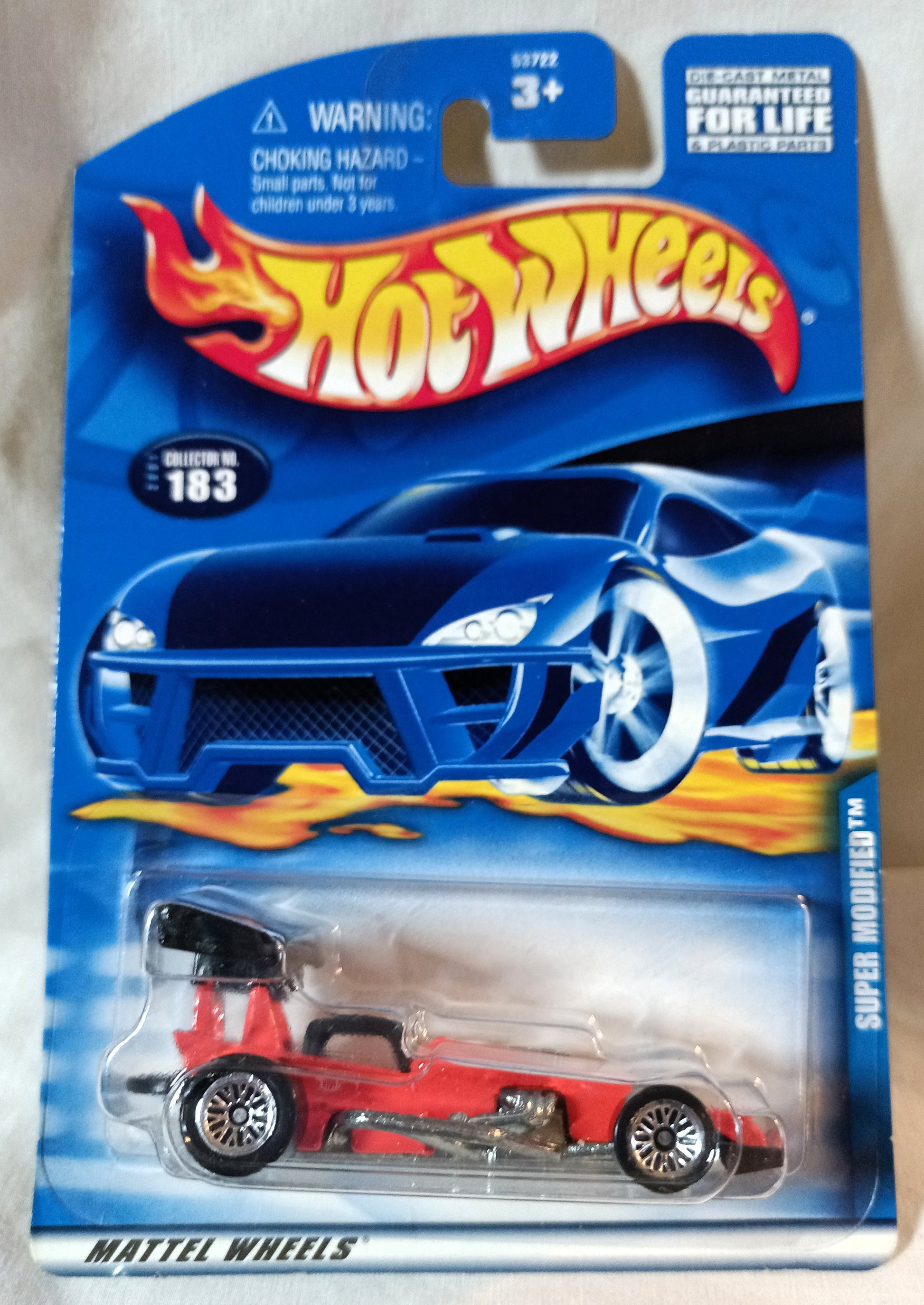 Hot Wheels 2001 Collector #183 Super Modified Race Car Orange - TulipStuff