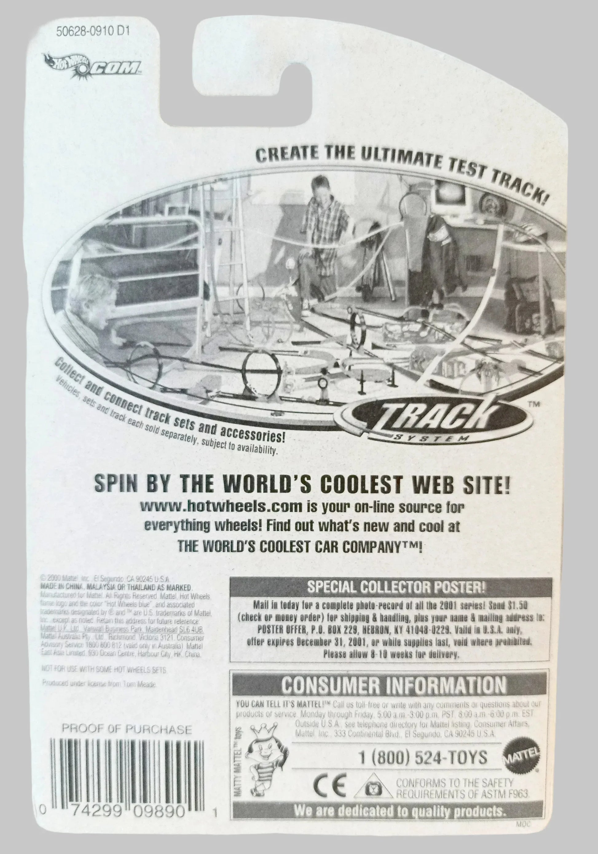 Hot Wheels 2001 Collector #098 Thomasimma III Sports Car Blue - TulipStuff