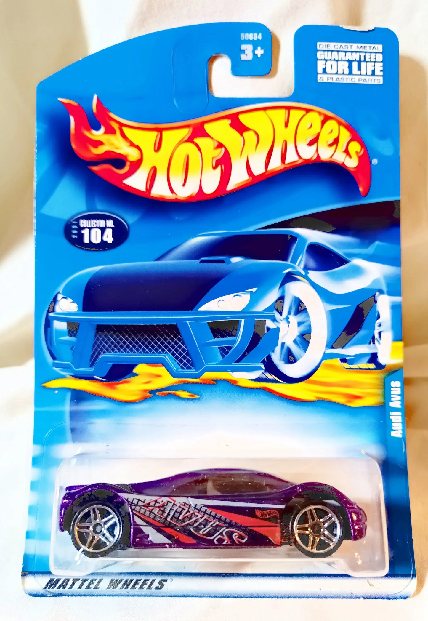 Hot Wheels 2001 Collector #104 Audi Avus Quattro German Sports Car - TulipStuff