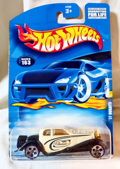 Hot Wheels 2001 #163 '37 Bugatti Type 50 Luxury Sports Car - TulipStuff