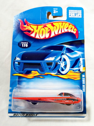 Hot Wheels 2001 Collector #170 Solar Eagle III Cal State LA Orange - TulipStuff