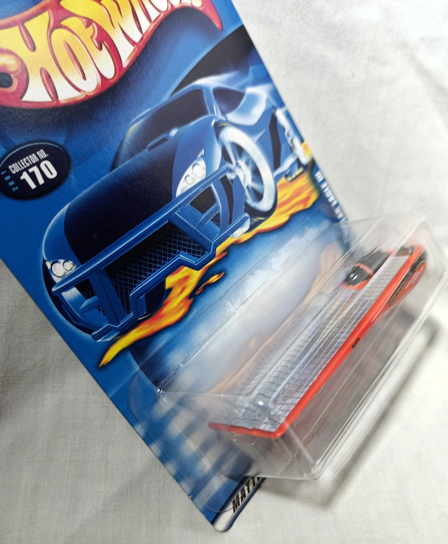 Hot Wheels 2001 Collector #170 Solar Eagle III Cal State LA Orange - TulipStuff