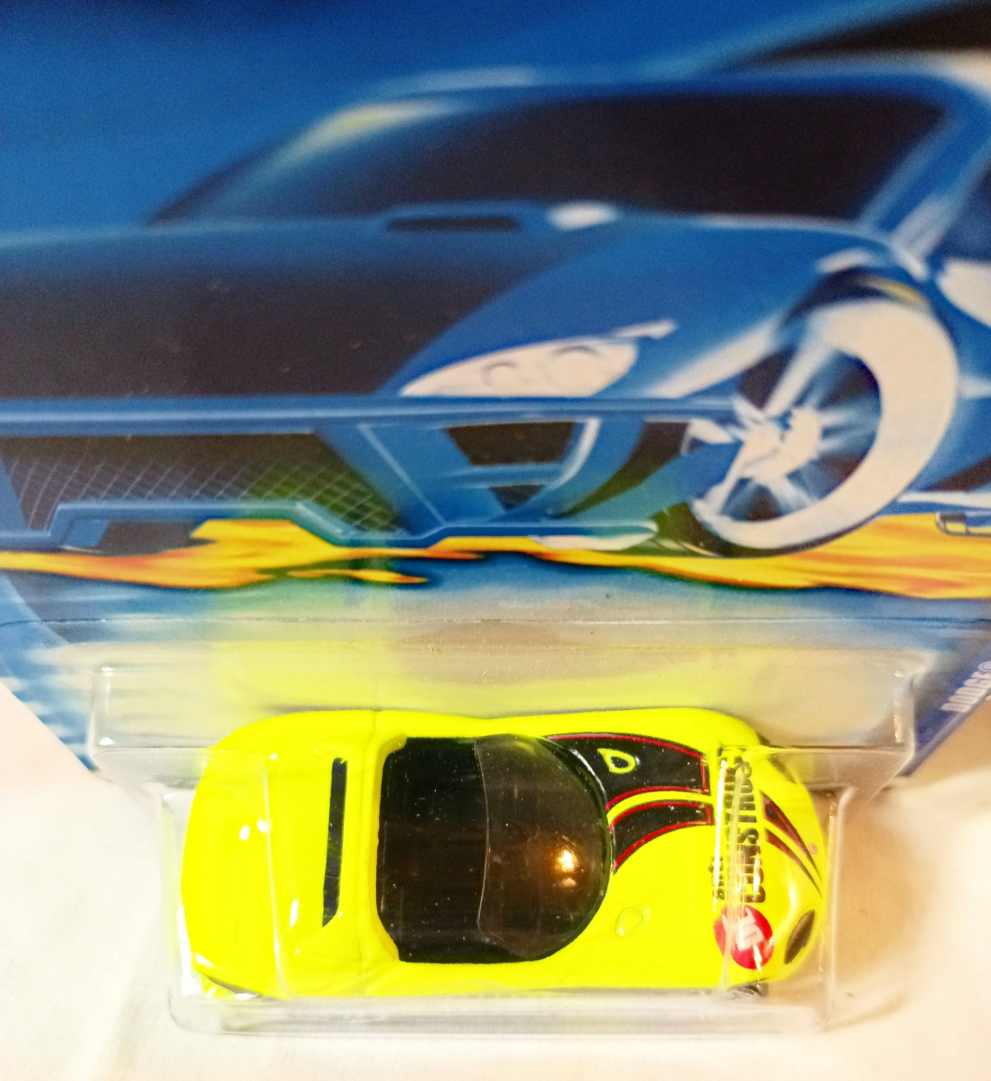 Hot Wheels Collector 2001 #177 Dodge Viper RT/10 Neon Yellow PR5 - TulipStuff