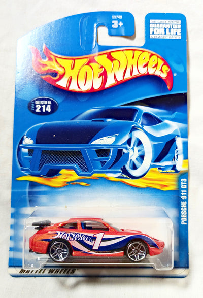 Hot Wheels 2001 Collector #214 Porsche 911 GT3 Cup Sports Car PR5 - TulipStuff