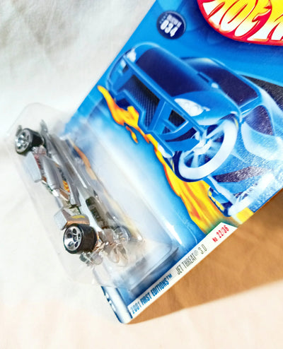 Hot Wheels 2001 First Editions Jet Threat 3.0 Race Car Collector #034 - TulipStuff