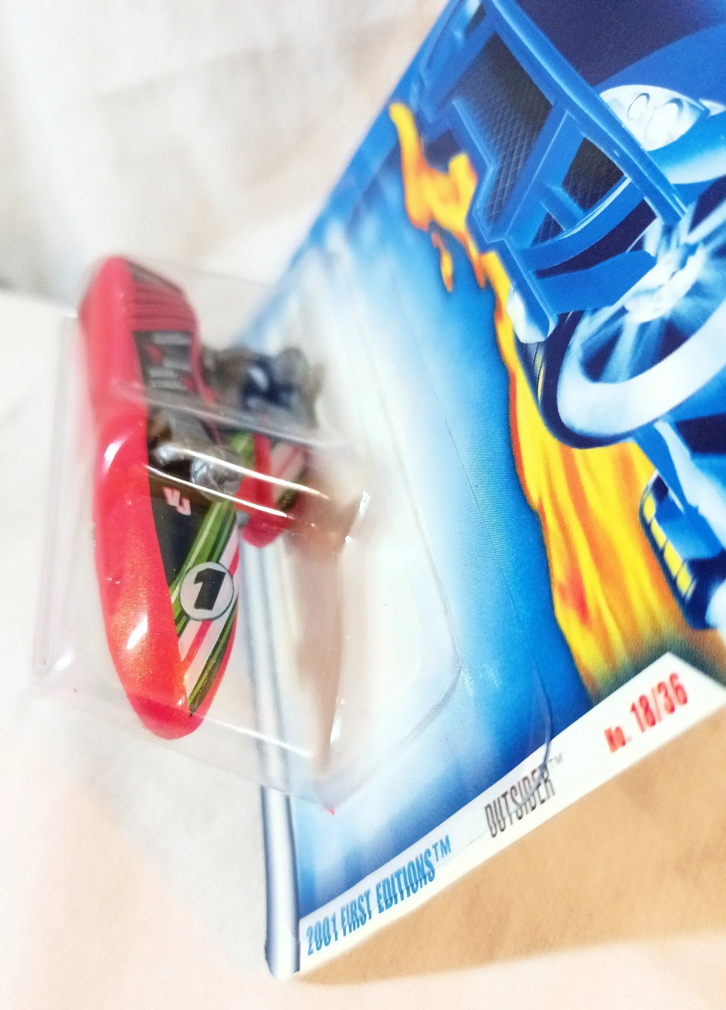 Hot Wheels 2001 First Editions Outsider Motorcycle Sidecar #030 - TulipStuff