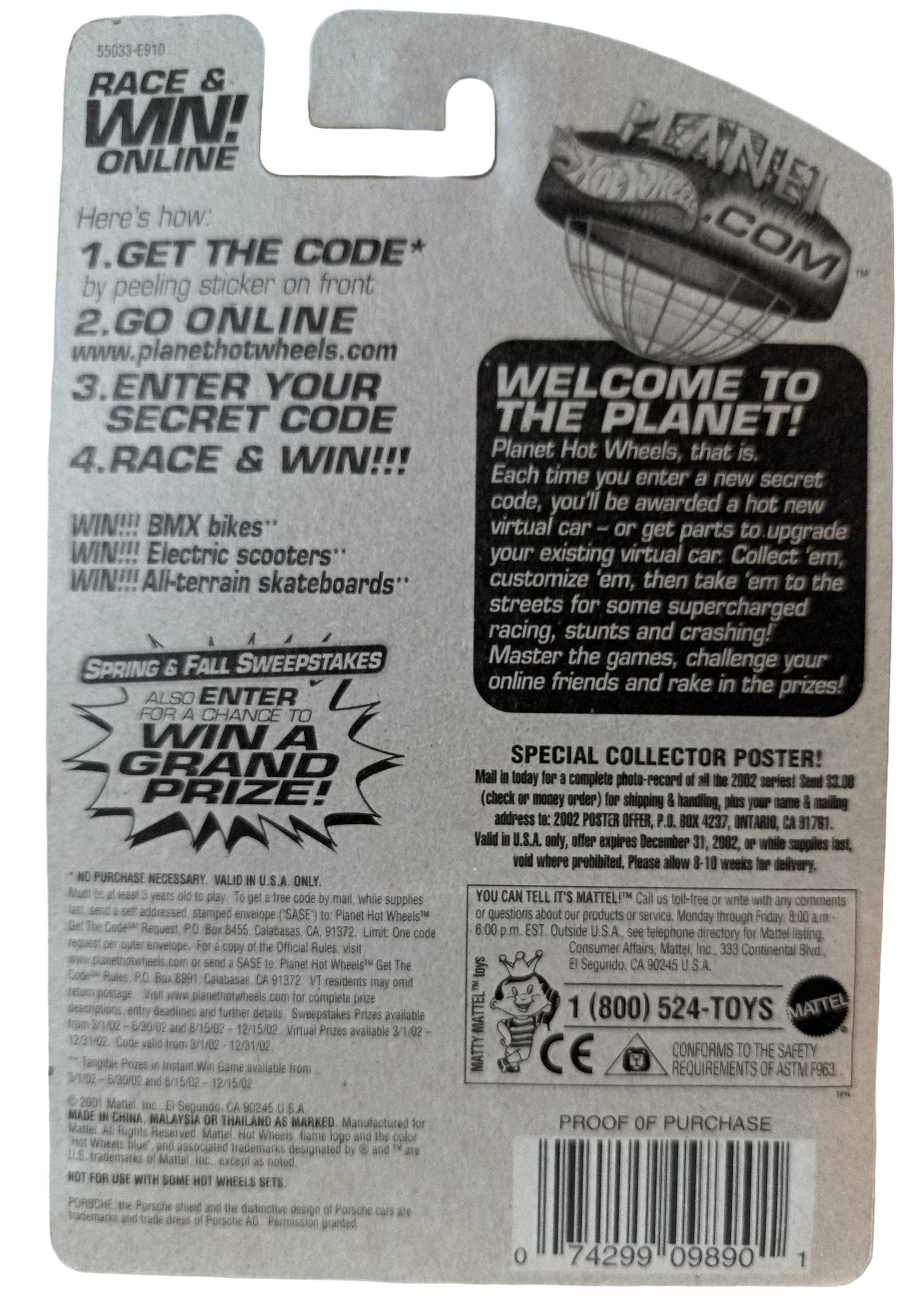 Hot Wheels 2002 Collector #148 Porsche 959 German Sports Car - TulipStuff