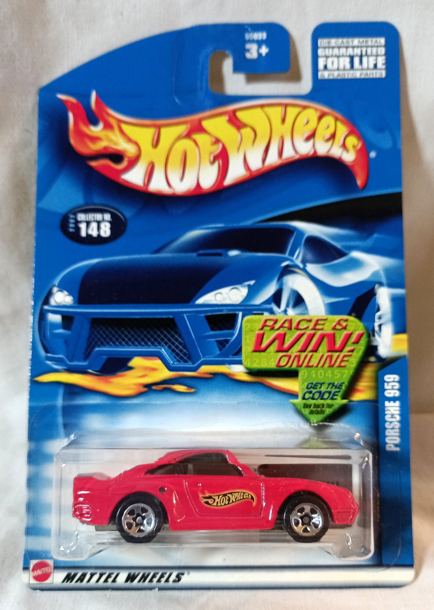 Hot Wheels 2002 Collector #148 Porsche 959 German Sports Car - TulipStuff