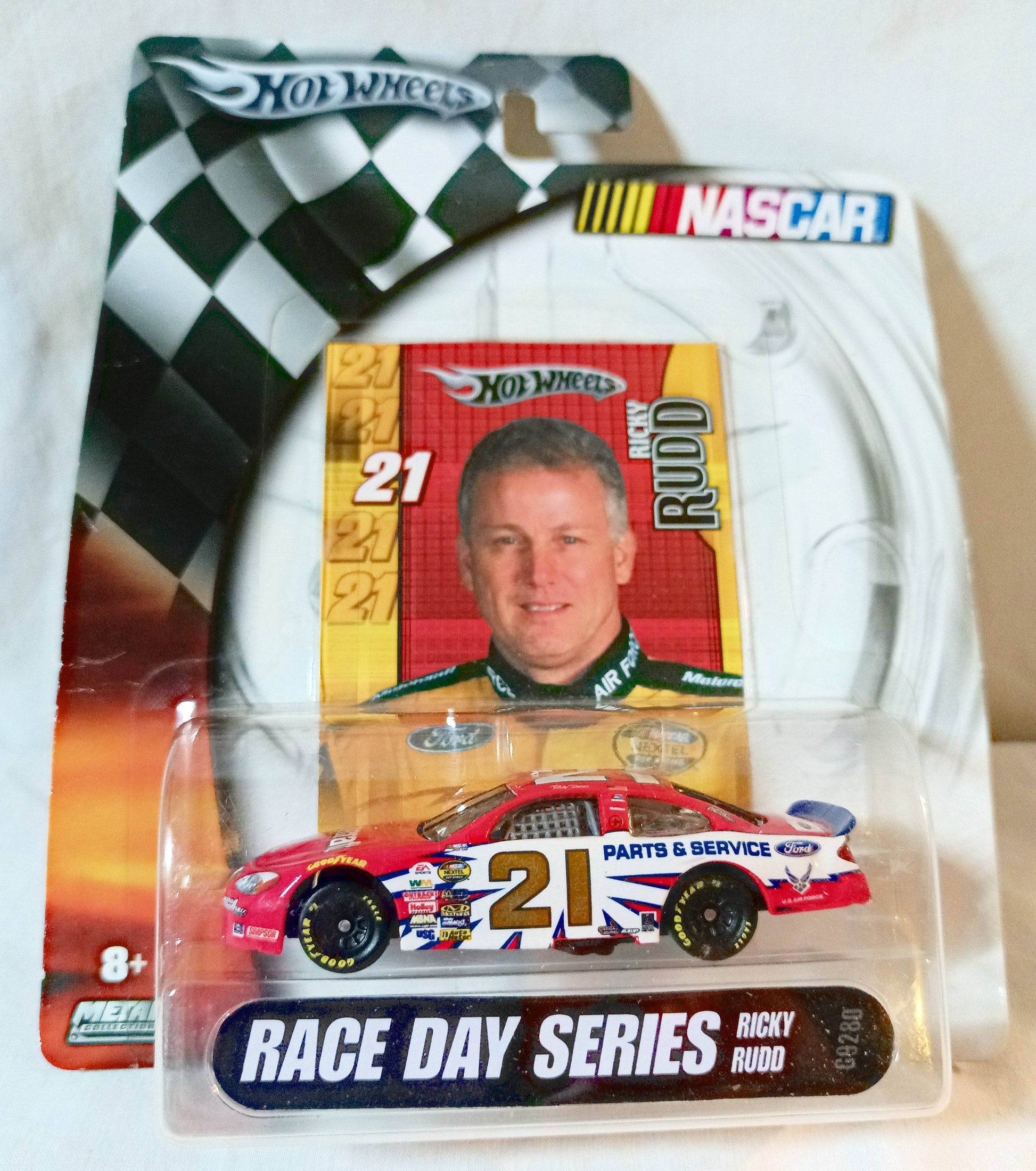 Hot Wheels 2005 Race Day Series Ricky Rudd #21 Motorcraft Ford Taurus - TulipStuff