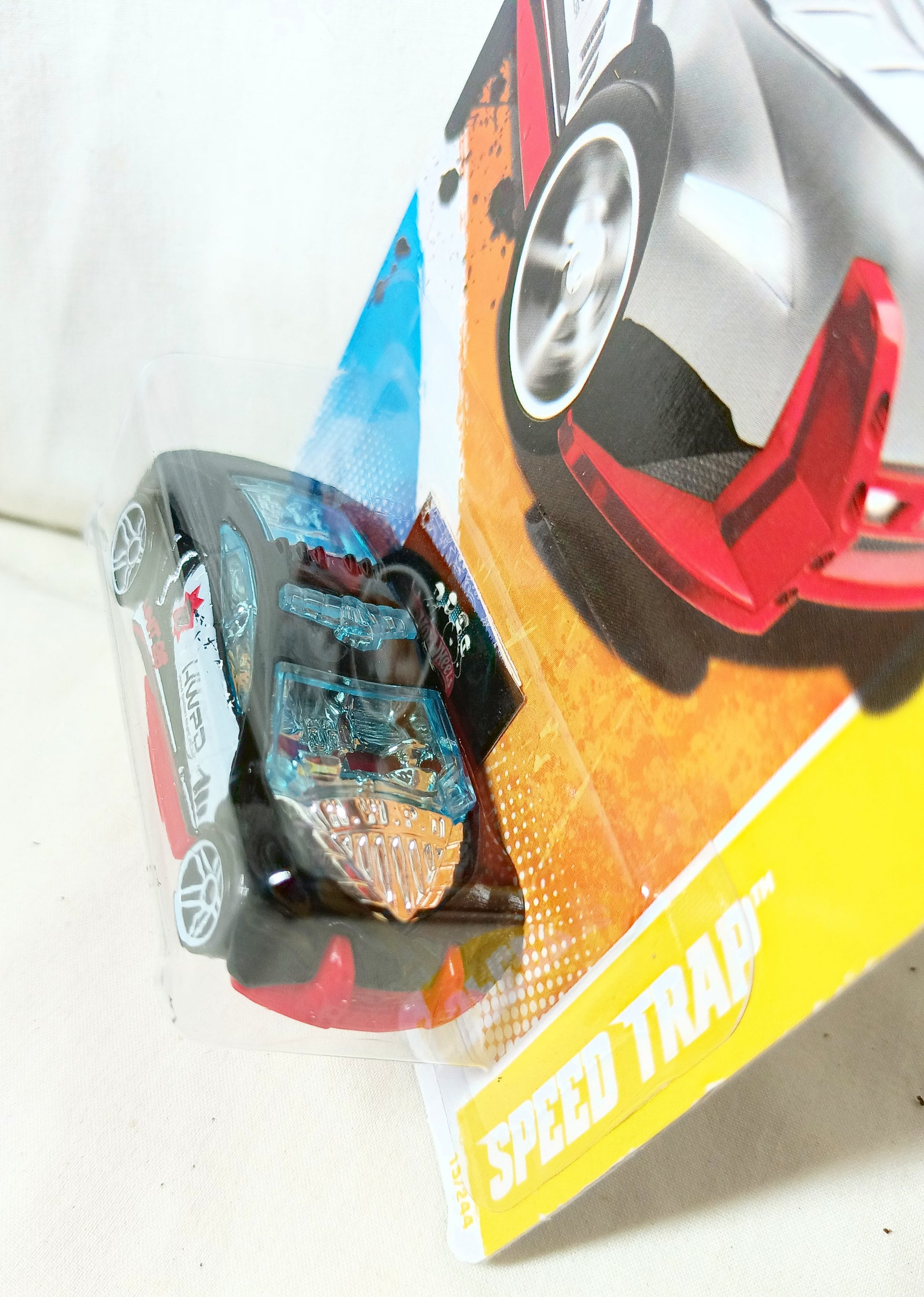Hot Wheels 2011 New Model Speed Trap HWPD Police Car Black - TulipStuff