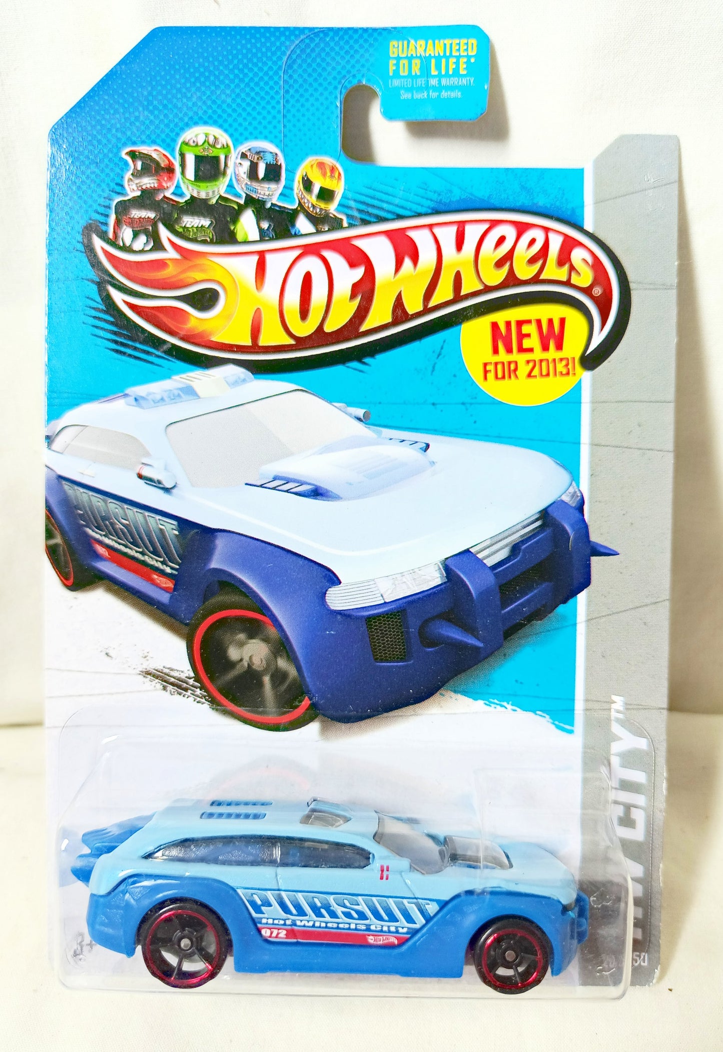 Hot Wheels HW Pursuit Police Car HW City 2013 New Model Blue - TulipStuff