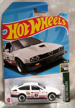 Load image into Gallery viewer, Hot Wheels 2023 Retro Racers Alfa Romeo GTV6 3.0 White - TulipStuff
