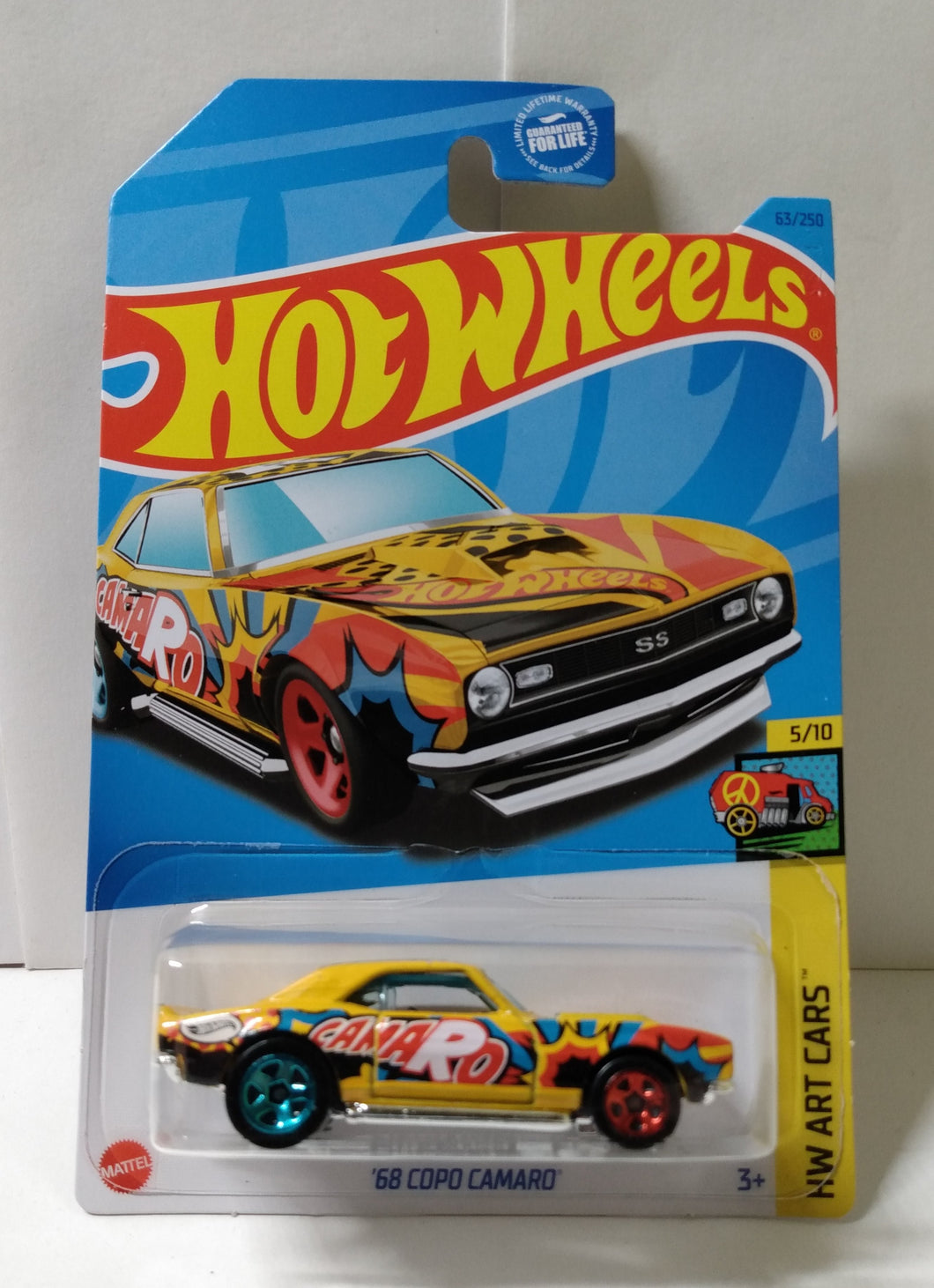 Hot Wheels 2023 HW Art Cars '68 COPO Camaro Chevrolet - TulipStuff