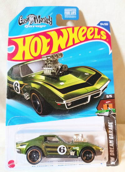 Hot Wheels 2025 '68 Corvette Gas Monkey Garage HW Dream Garage - TulipStuff