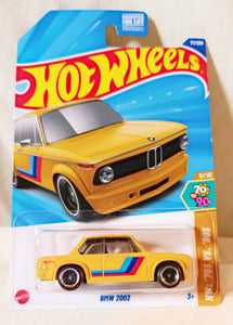 Hot Wheels 2025 BMW 2002 2-Door Coupe HW 70s vs 90s Yellow - TulipStuff