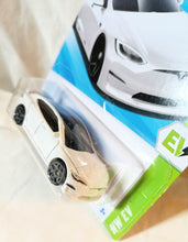 Load image into Gallery viewer, Hot Wheels 2025 Tesla Model S Plaid HW EV Electric Car White - TulipStuff
