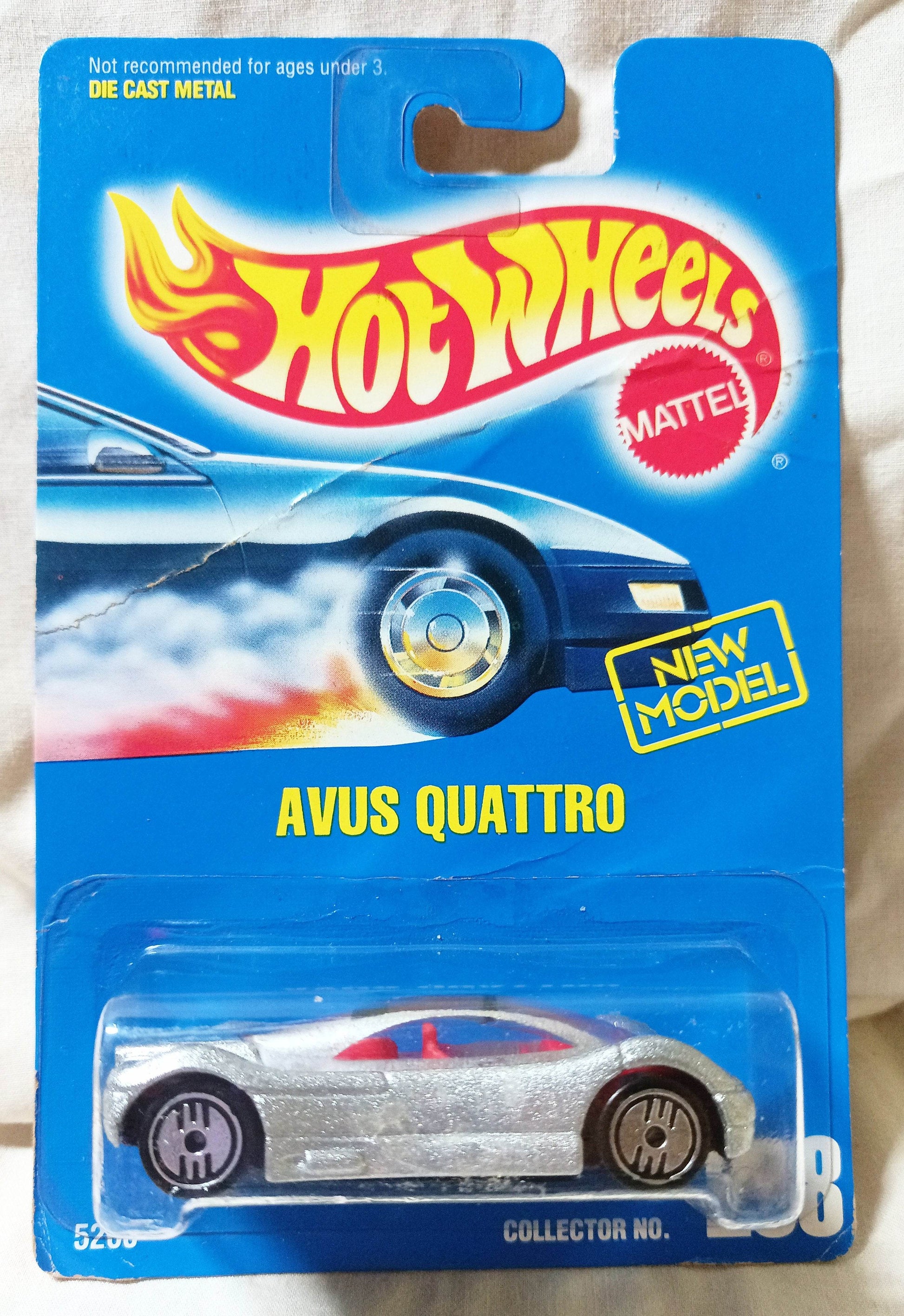 Hot Wheels Collector #208 Avus Quattro Vintage diecast Car 1991 - TulipStuff