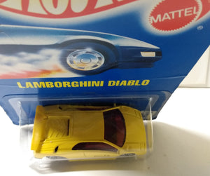 Hot Wheels Collector #227 Lamborghini Diablo Yellow 1994 uh - TulipStuff