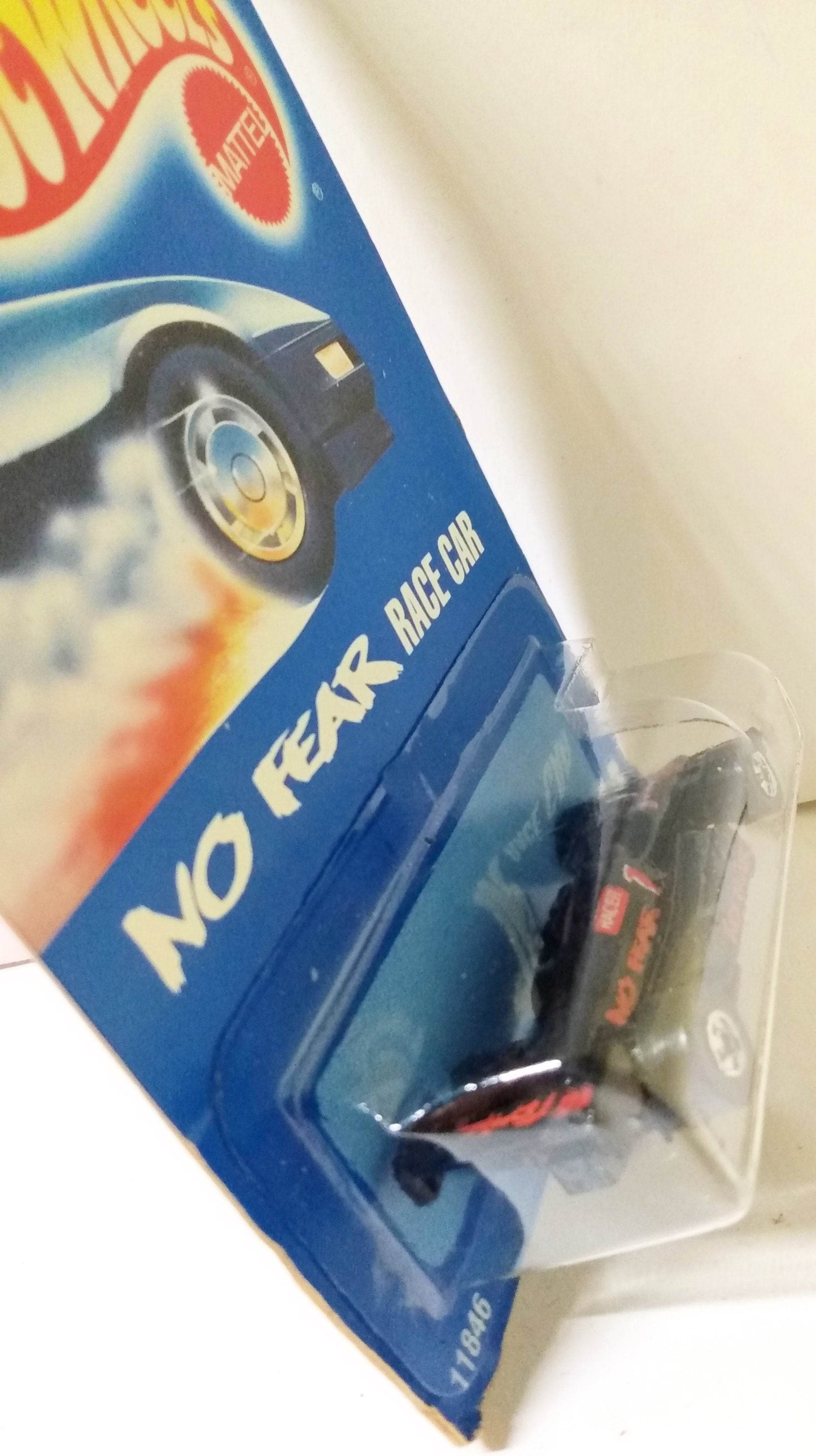 Hot Wheels Collector #244 No Fear Race Car Indy Racer bw 1994 - TulipStuff