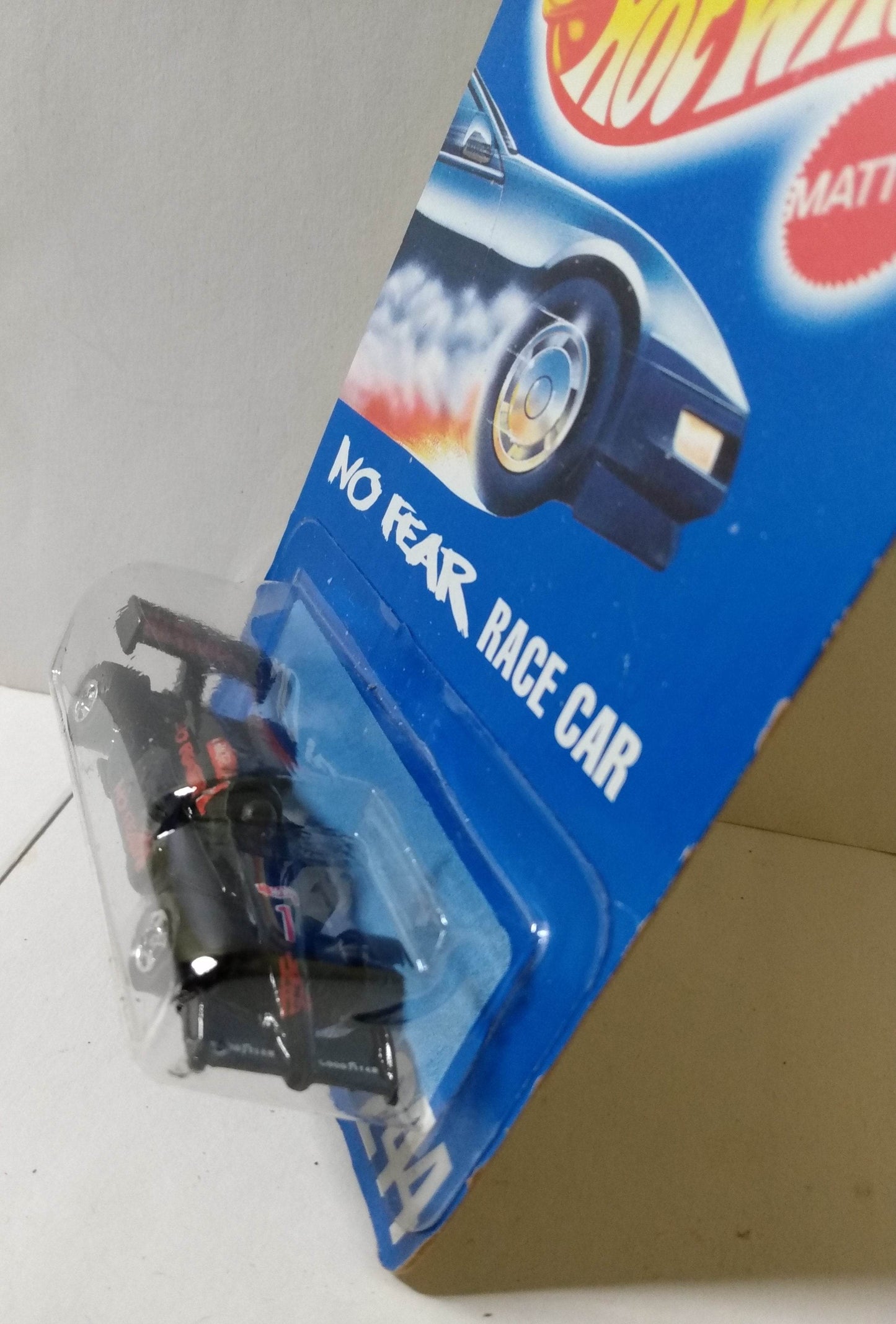 Hot Wheels Collector #244 No Fear Race Car Indy Racer bw 1994 - TulipStuff