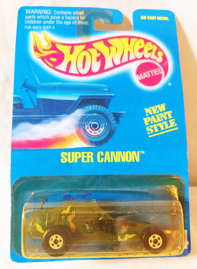 Hot Wheels Collector 274 Super Cannon Military Sprint Buggy 1994 - TulipStuff