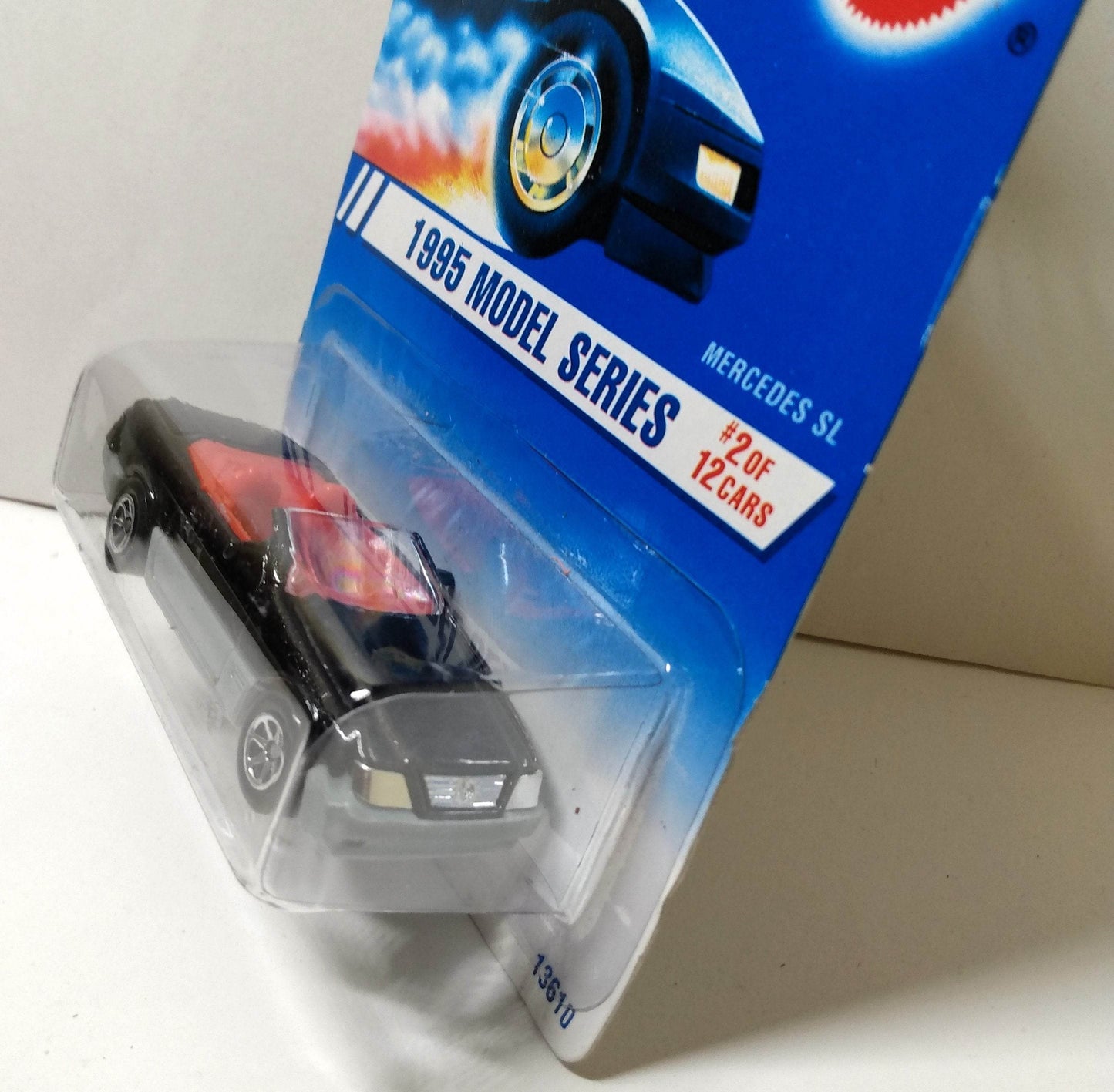 Hot Wheels 1995 Model Series Mercedes SL Collector #342 Black - TulipStuff