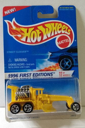 Hot Wheels 1996 First Editions Street Cleaver Collector #373 sp5 - TulipStuff