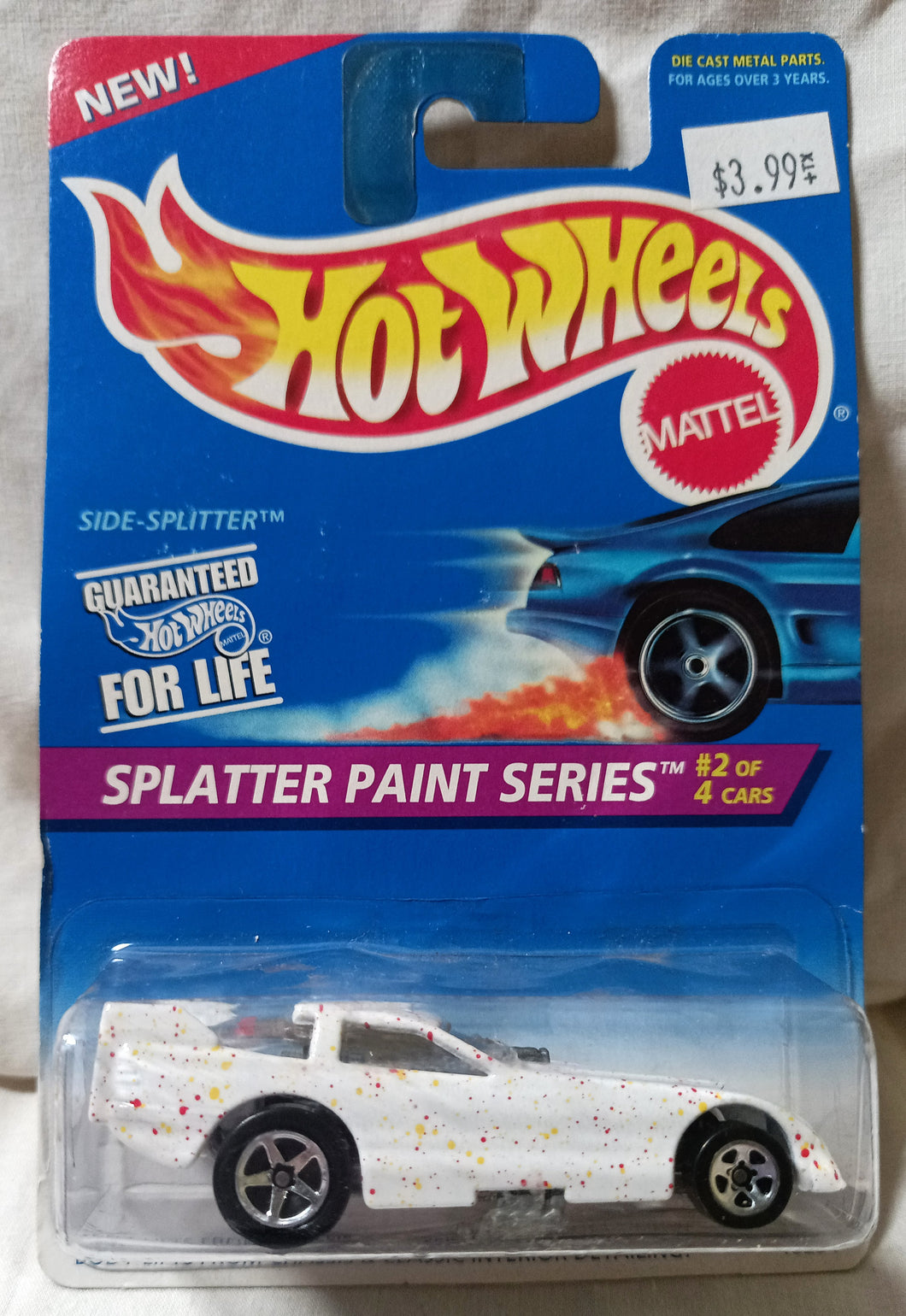 Hot Wheels Splatter Paint Series Side-Splitter Funny Car Collector #409 - TulipStuff