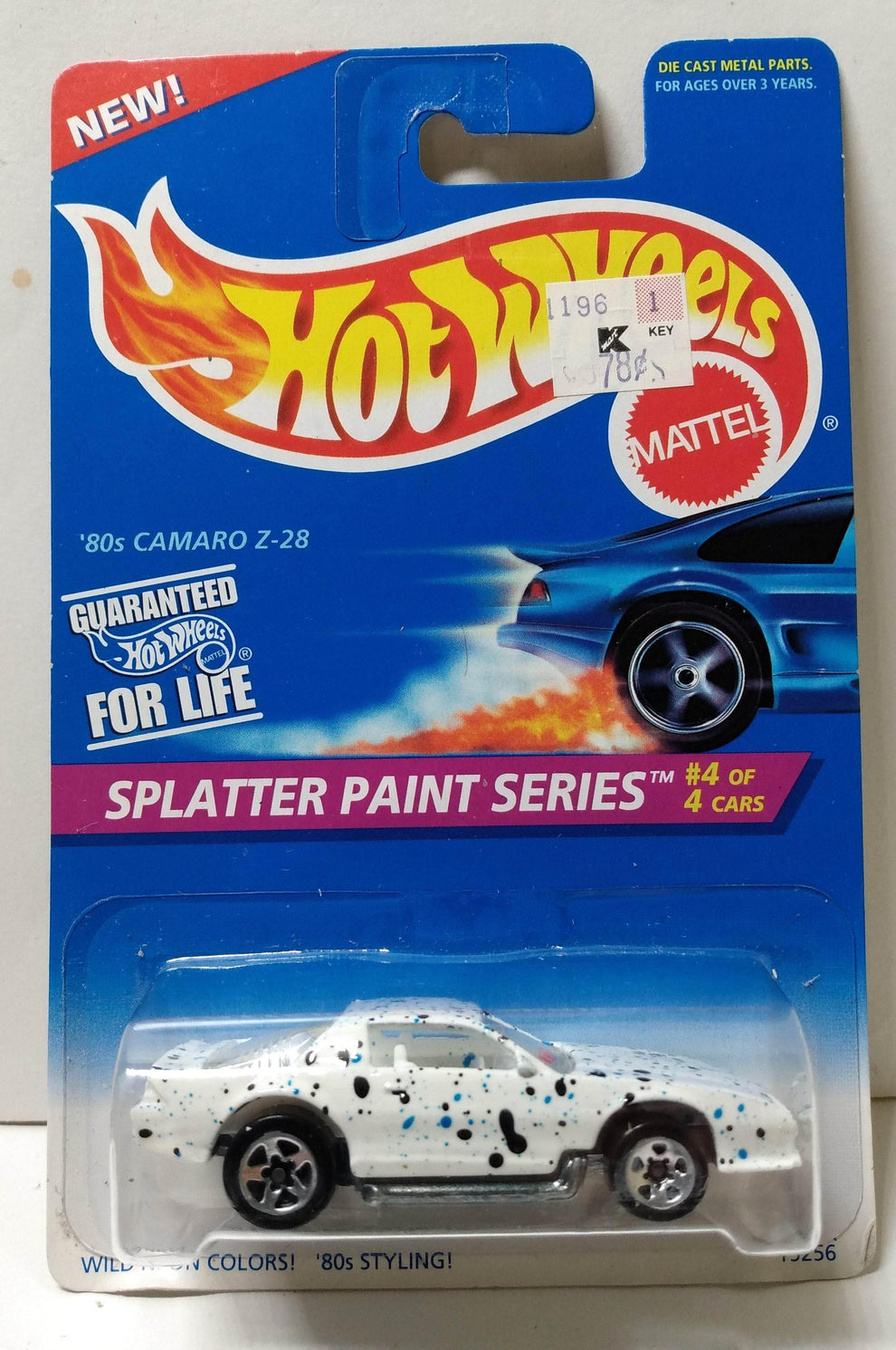 Hot Wheels Splatter Paint Series Collector #411 '80s Camaro Z-28 1996 ...