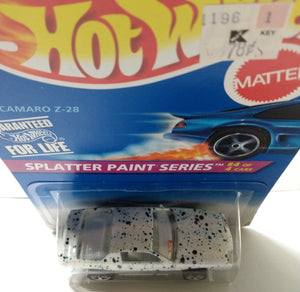 Hot Wheels Splatter Paint Series Collector #411 '80s Camaro Z-29 1996 - TulipStuff