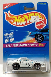 Hot Wheels Splatter Paint Series Collector #411 '80s Camaro Z-29 1996 - TulipStuff