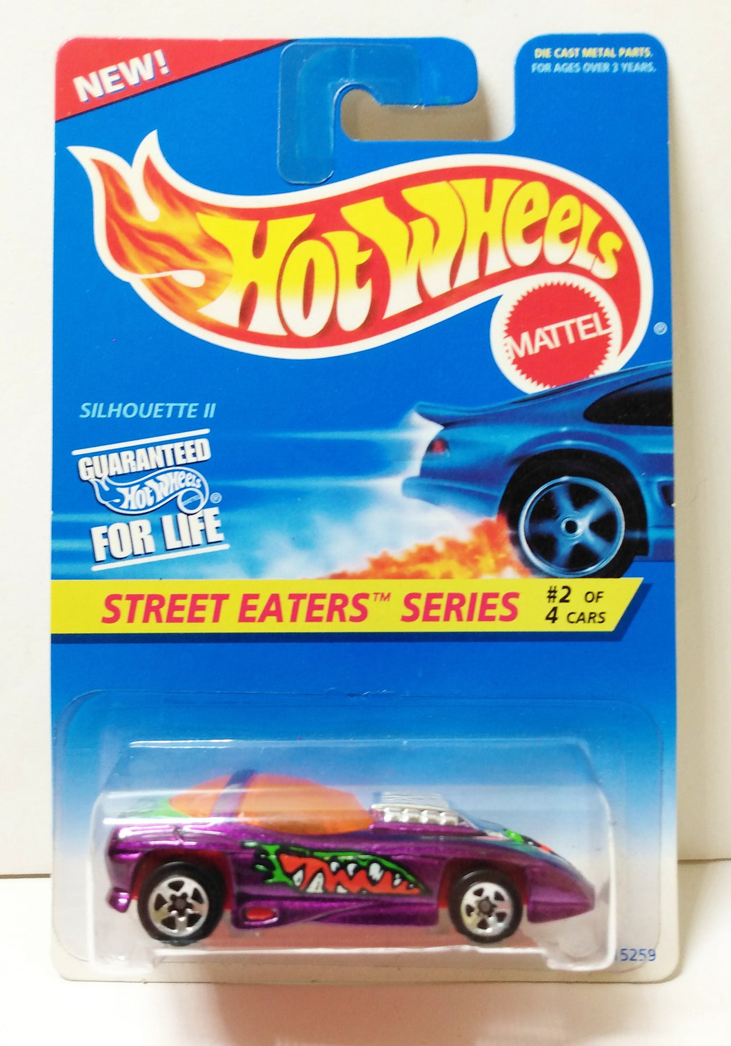 Hot Wheels Collector #413 Street Eaters Series Silhouette II 1995 - TulipStuff