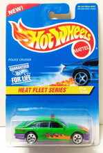 Load image into Gallery viewer, Hot Wheels Heat Fleet Collector 537 Police Cruiser Holden Commodore 1996 - TulipStuff

