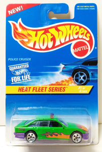 Hot Wheels Heat Fleet Collector 537 Police Cruiser Holden Commodore 1996 - TulipStuff