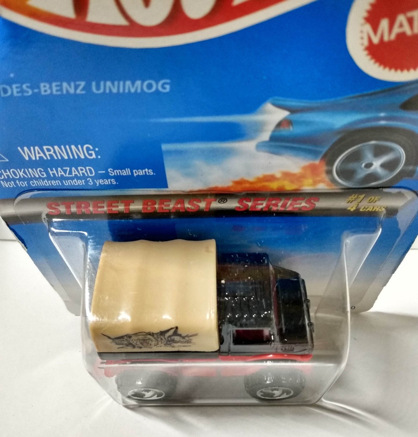 Hot Wheels Street Beast Series Mercedes-Benz Unimog Collector 557 1997 - TulipStuff