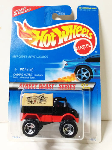 Hot Wheels Street Beast Series Mercedes-Benz Unimog Collector 557 1997 - TulipStuff