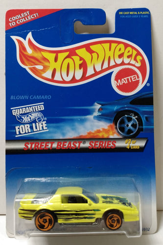 Hot Wheels Street Beast Series Collector #559 Blown Camaro Z-28 1996 - TulipStuff