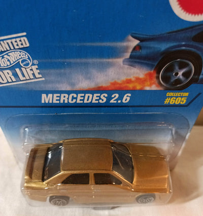 Hot Wheels Collector #605 Mercedes 2.6 190E Sedan 1997 - TulipStuff