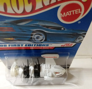 Hot Wheels 1998 1st Editions Fathom This Submarine Collector #682 - TulipStuff