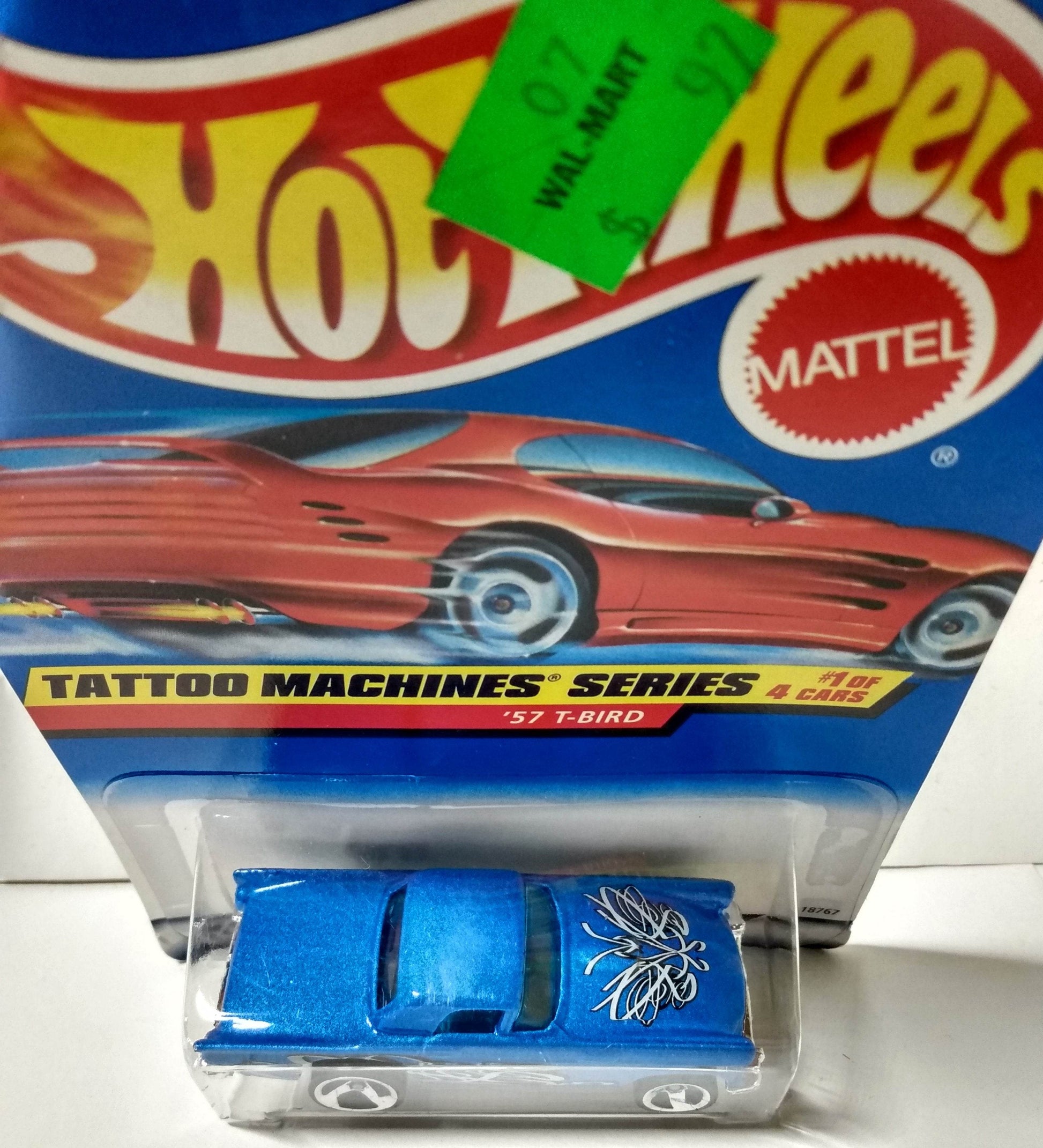 Hot Wheels Tattoo Machines Ford '57 T-Bird Collector #685 - TulipStuff