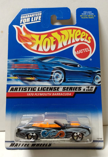 Hot Wheels Artistic License 1970 Plymouth Barracuda Collector 732 5sp - TulipStuff