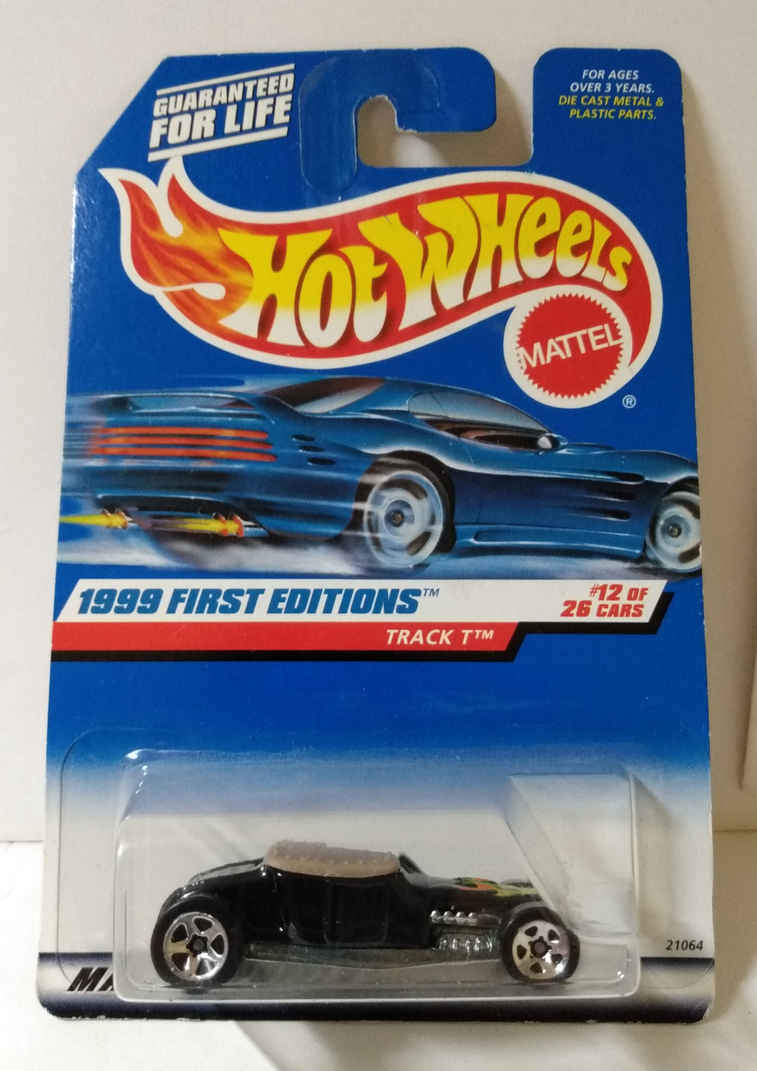Hot Wheels 1999 First Editions Track T Roadster Collector #917 - TulipStuff