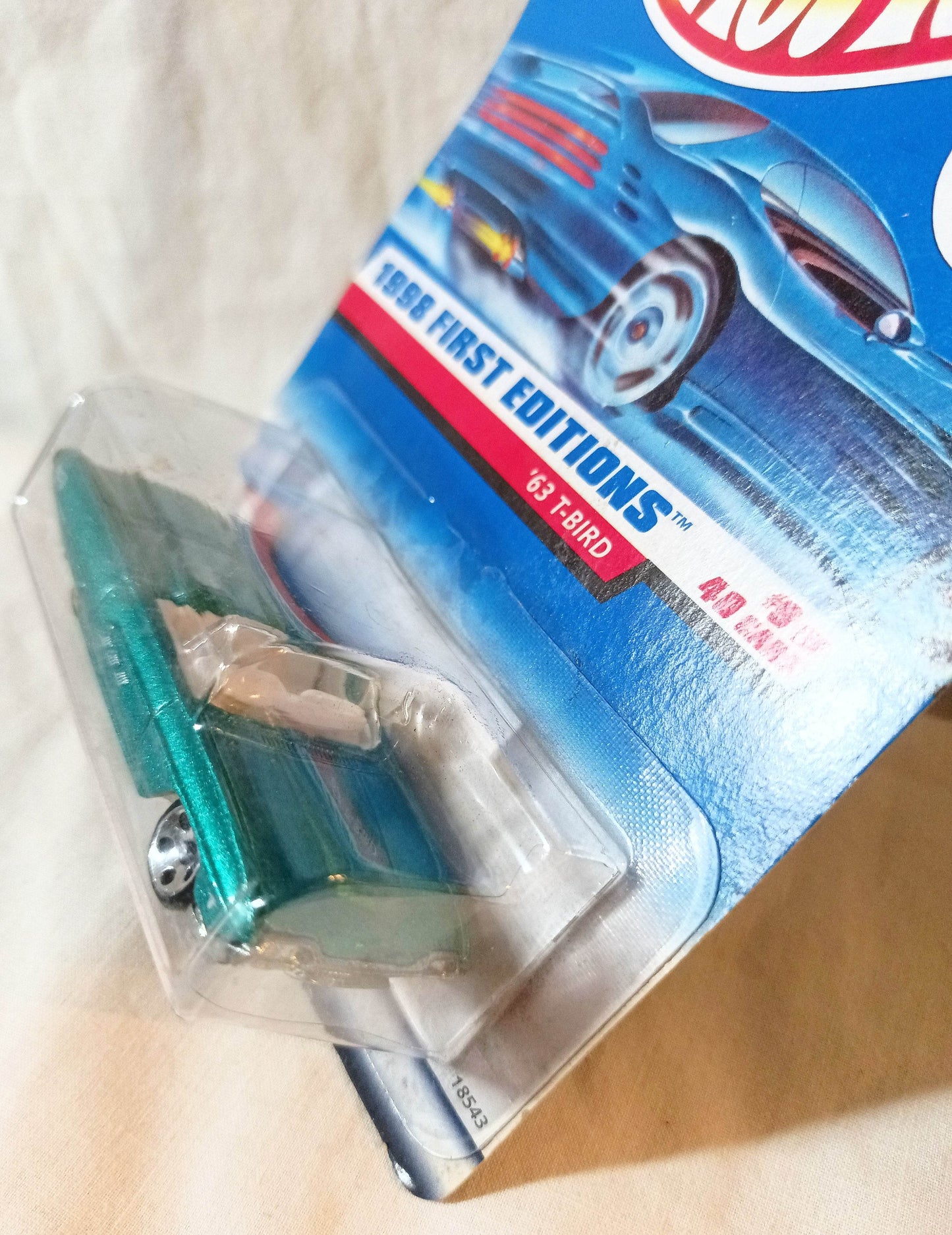 Hot Wheels 1998 First Editions '63 T-Bird Ford Thunderbird Collector 644 - TulipStuff