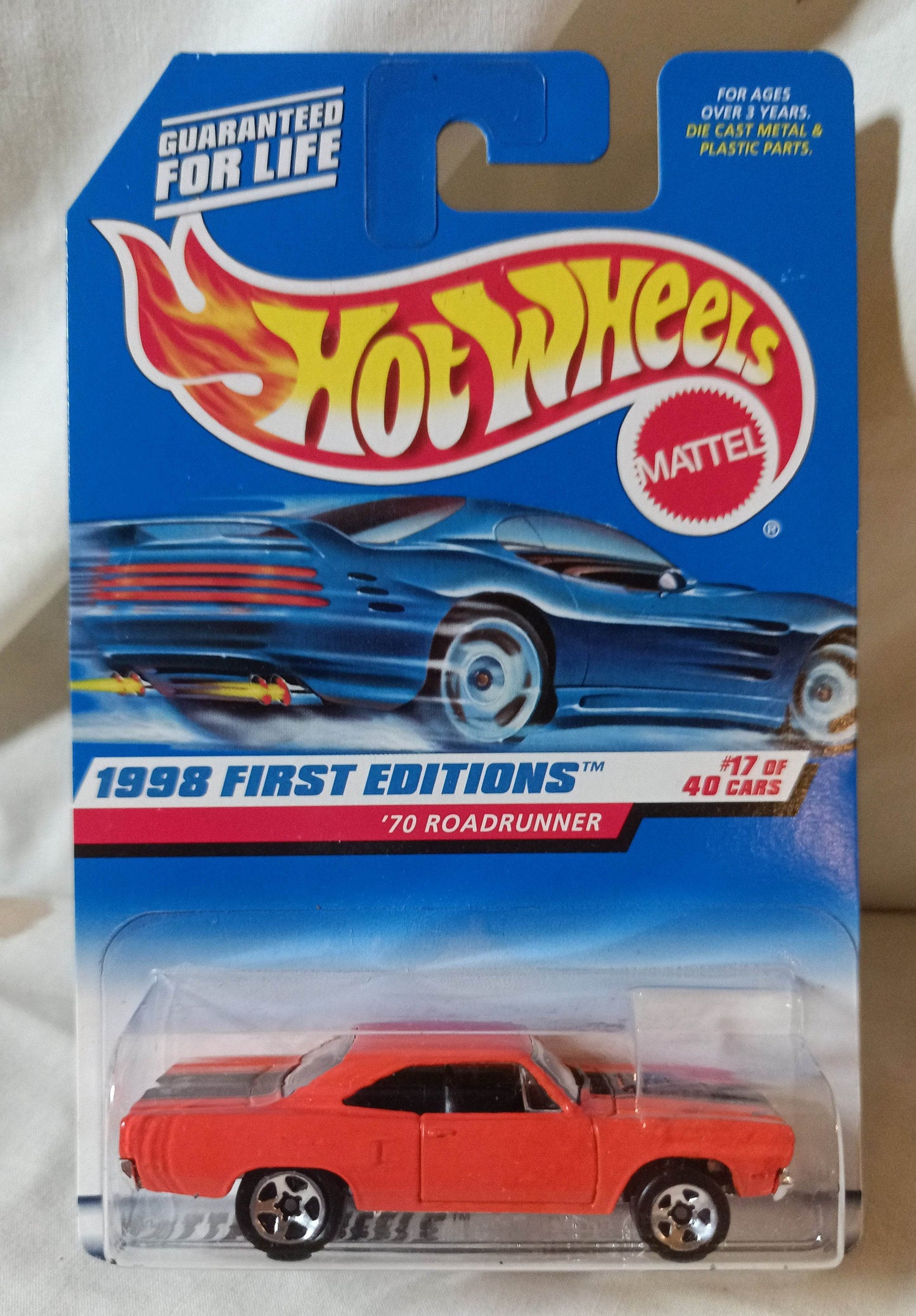Hot Wheels 1998 First Editions '70 Roadrunner Plymouth Collector #661 - TulipStuff
