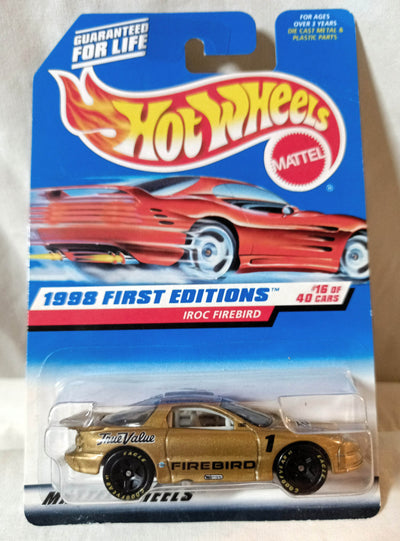 Hot Wheels 1998 First Editions IROC Firebird True Value Collector #653 - TulipStuff