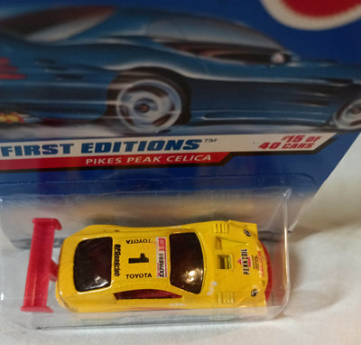 Hot Wheels #652 1998 First Editions Pikes Peak Celica Toyota - TulipStuff