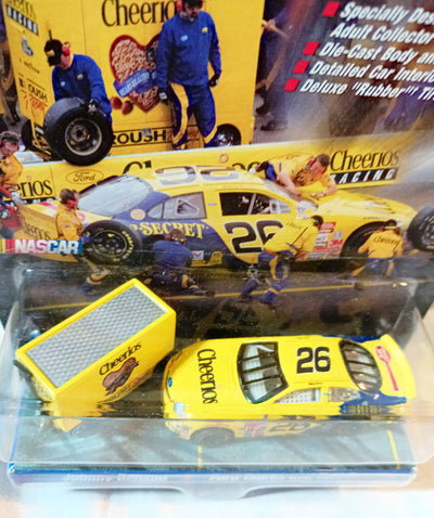 Hot Wheels Pro Racing Pit Crew 1998 Johnny Benson Cheerios Car Toolbox - TulipStuff